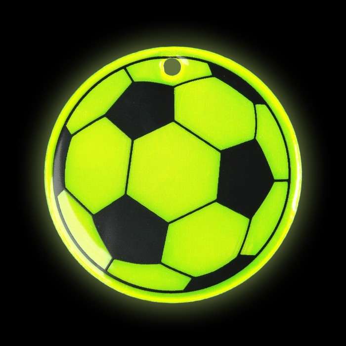 Reflective element football ball d5cm chain MIX
