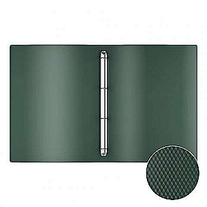 ErichKrause® Diamond Original Plastic 4-Ring Binder, 35 mm, A4, Green