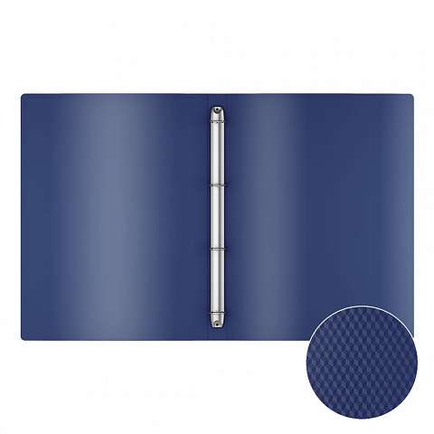 4-Ring Plastic Folder ErichKrause® Diamond Original, 35 mm, A4, Blue