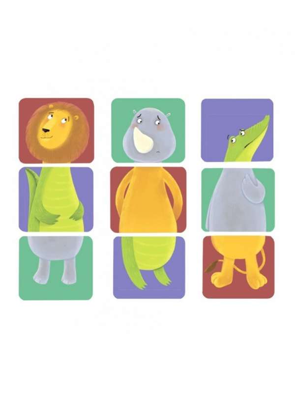 Board game Puzzle Trio. Living Emotions 30 Cards