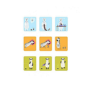 Board game Puzzle Trio. Living Emotions 30 Cards