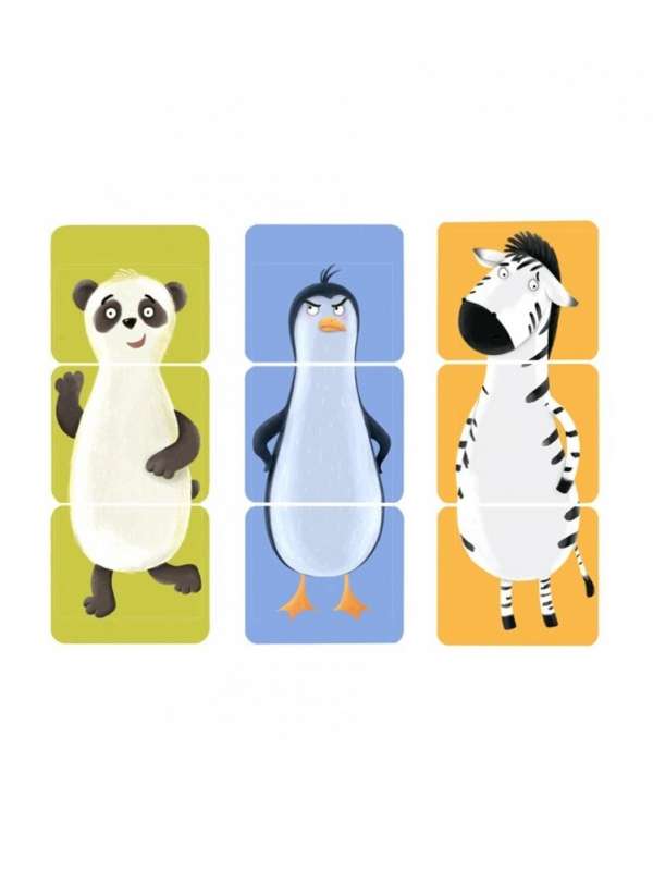 Board game Puzzle Trio. Living Emotions 30 Cards