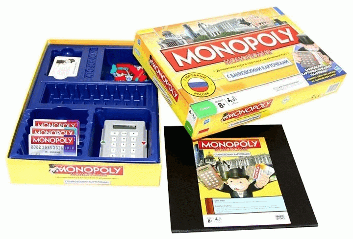 Board Game - MONOPOLY with Bank Cards