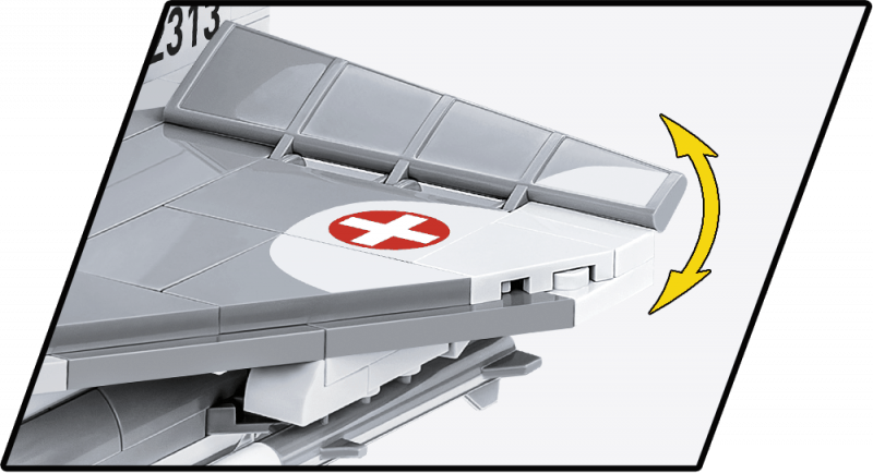 Constructor - COBI Mirage III S Swiss AIR Force, 453 parts