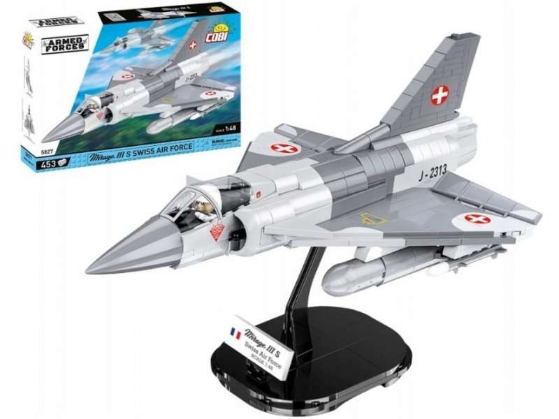 Constructor - COBI Mirage III S Swiss AIR Force, 453 parts