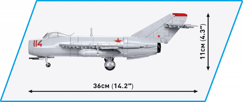 Constructor - COBI MIG-17 Fresco, 568 parts