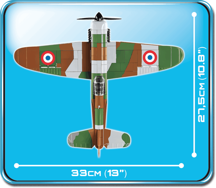 Constructor - COBI Dewoitine D.520, 283 parts