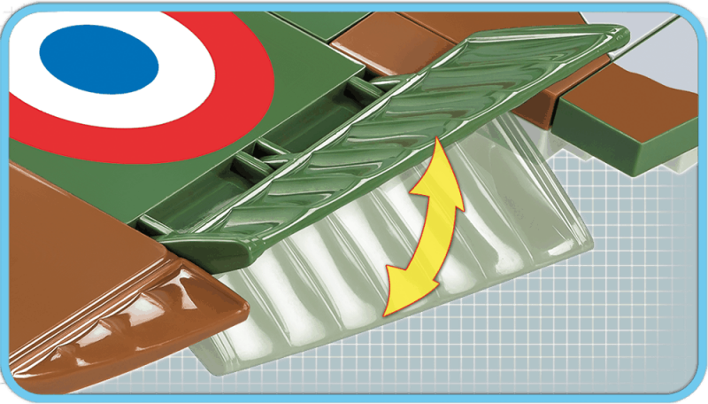 Constructor - COBI Dewoitine D.520, 283 parts