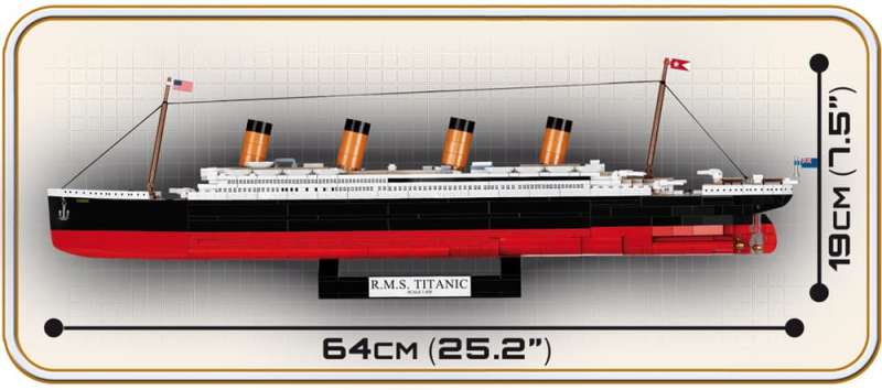 Constructor - COBI R.M.S. Titanic, 960 pieces
