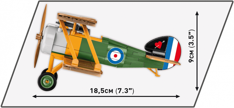 Constructor - COBI Sopwith Camel F.1, 176 pieces