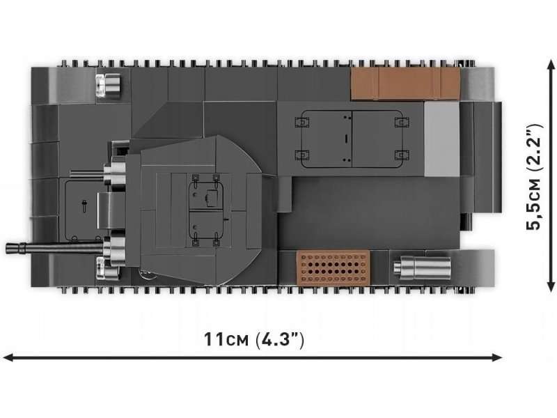 Constructor - COBI Panzer II AUSF.A , 250 pieces