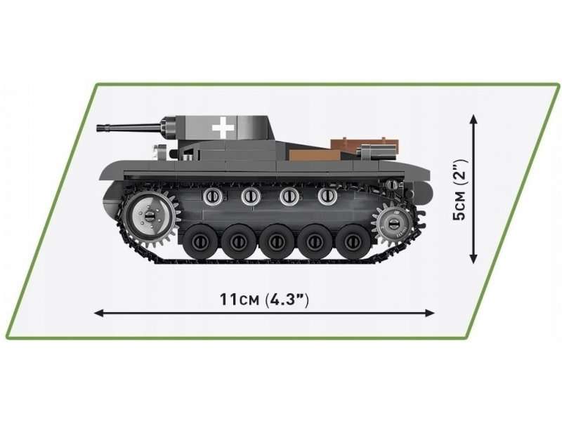 Constructor - COBI Panzer II AUSF.A , 250 pieces