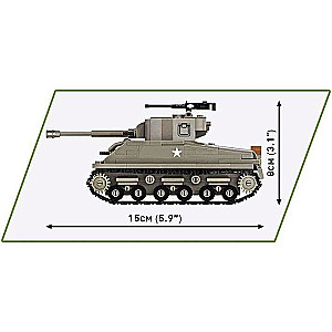 Constructor - COBI M4A3E8 Sherman, 320 pieces