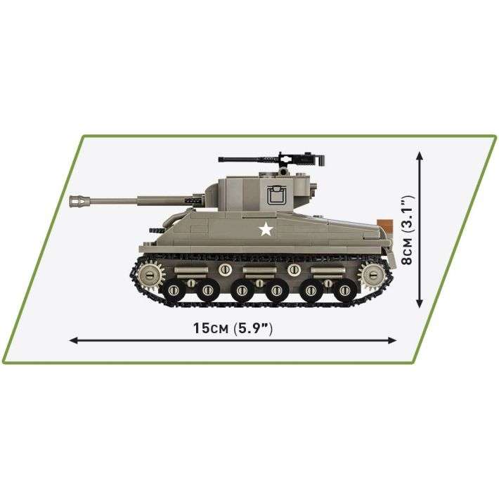 Constructor - COBI M4A3E8 Sherman, 320 pieces