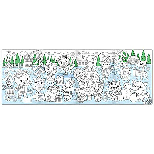 Friendly New Year. New Year Coloring Book