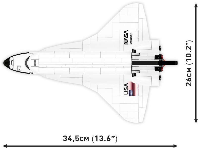 Constructor - COBI Space Shuttle Atlantis, 685 pieces
