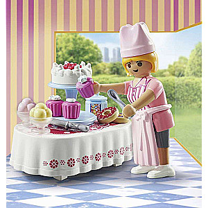 Confectioner with Dessert Table
