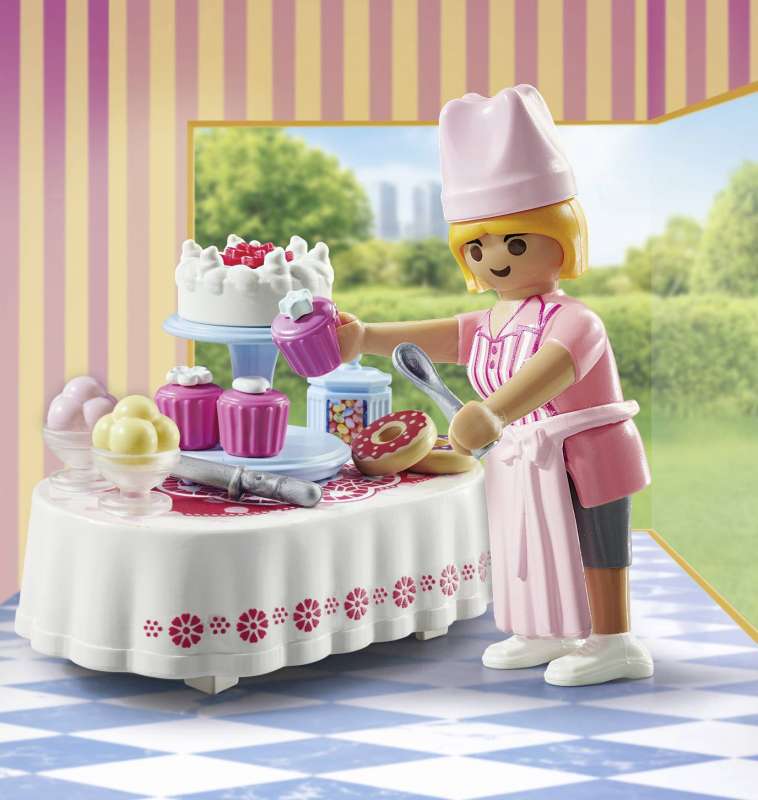 Confectioner with Dessert Table