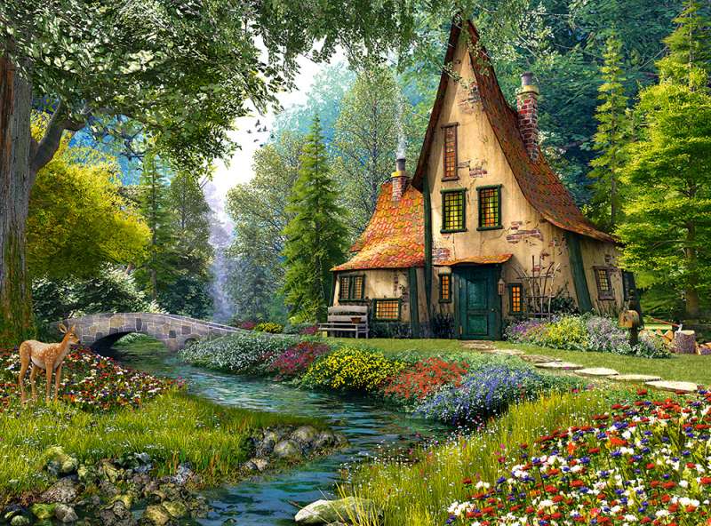 Puzzle Toadstool Cottage 2000 pieces