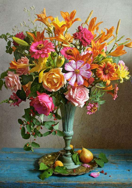 Puzzle Autumn Flowers 500 pieces
