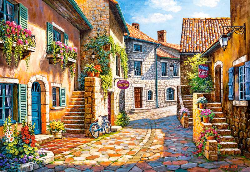 Puzzle Rue de Village 1000 pcs.