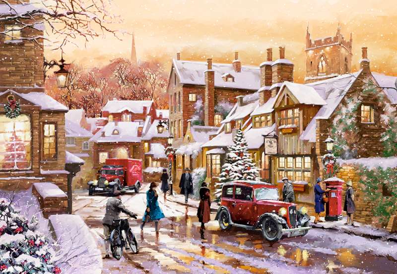 Vintage Winterland Puzzle 1000 pieces