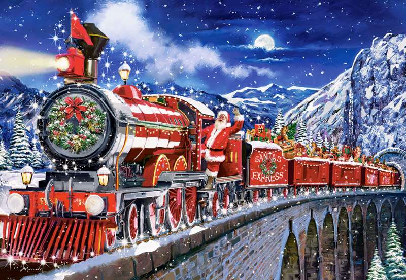 Puzzle Santas Coming to Town 1000 pcs.
