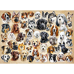 Puzzle Collage with Dogs 200 pieces