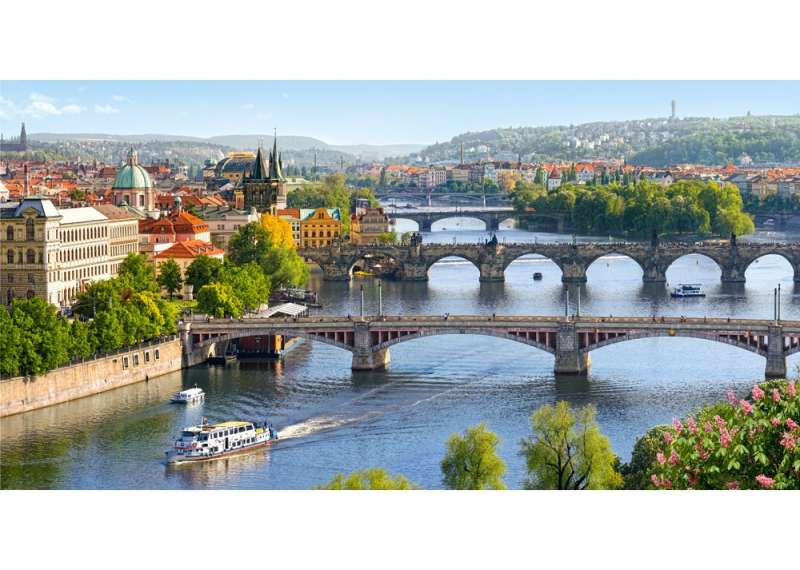 Puzzle Vltava Bridges in Prague 4000 pcs.