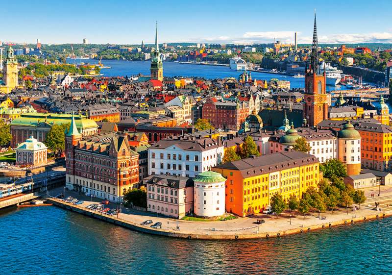 Puzzle The Old Town of Stockholm, Sweden 500 pcs.