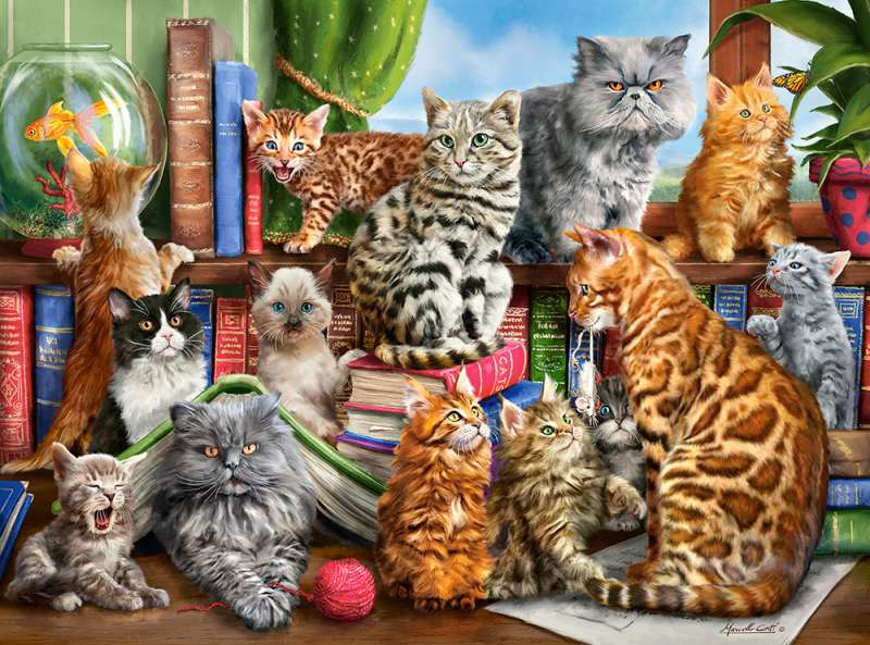 Puzzle House of Cats 2000 pieces