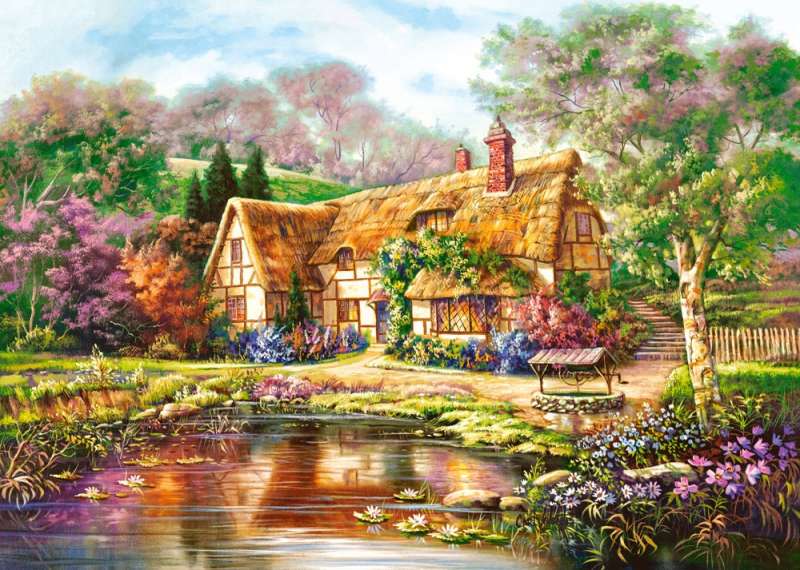 Puzzle Copy of Twilight at Woodgreen Pond 3000 pcs.