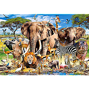 Savanna Animals Puzzle 1500 pieces