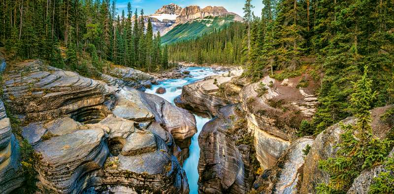 Puzzle Mistaya Canyon, Banff National Park, Canada 4000 pieces.