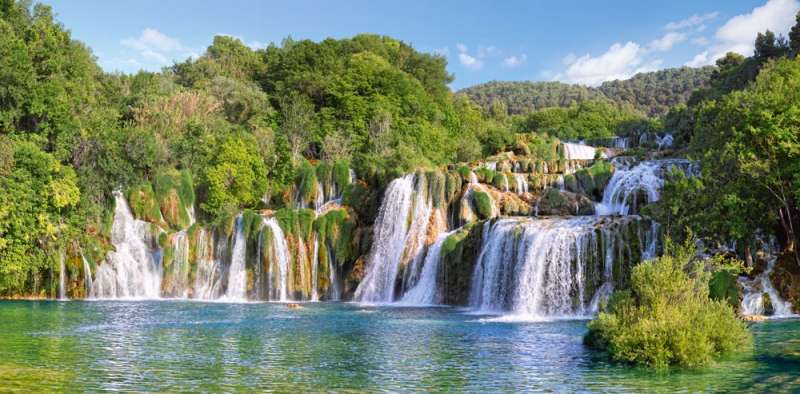 Puzzle 4000 CASTORLAND Krka Waterfalls, Croatia