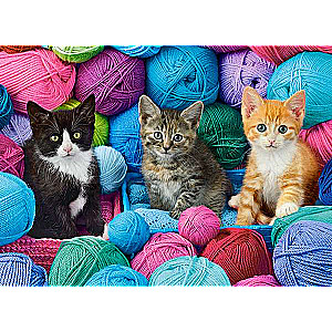 Puzzle CASTORLAND Kittens with Yarn 300 pieces