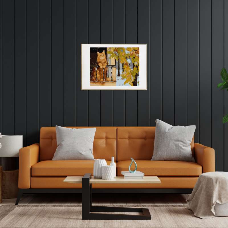 Painting by Numbers 30x40 Color Canvas LAST DAY OF AUTUMN 17 colors