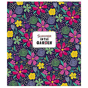 Тетрадь B5, 48 листов в клетку Summer in the Garden, ассорти