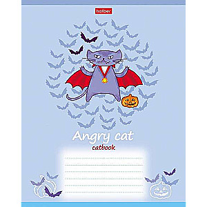Тетрадь 18л А5 линия - Catbook