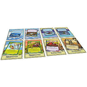 Brettspiel - Abenteuerzeit. Kartenkriege: Limonenhändler gegen Hunterart