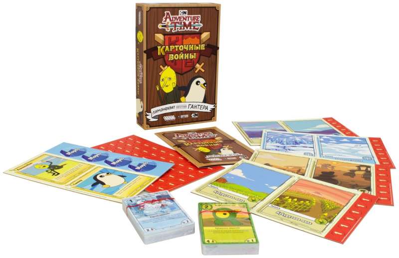 Brettspiel - Abenteuerzeit. Kartenkriege: Limonenhändler gegen Hunterart