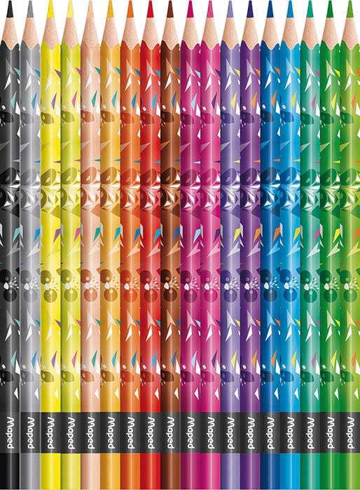 Colored Pencils MAPED Mini Cute 18 Colors