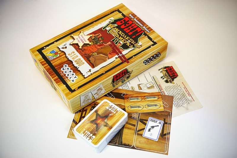 Brettspiel - Bang! Erweiterung. Die großartige Acht