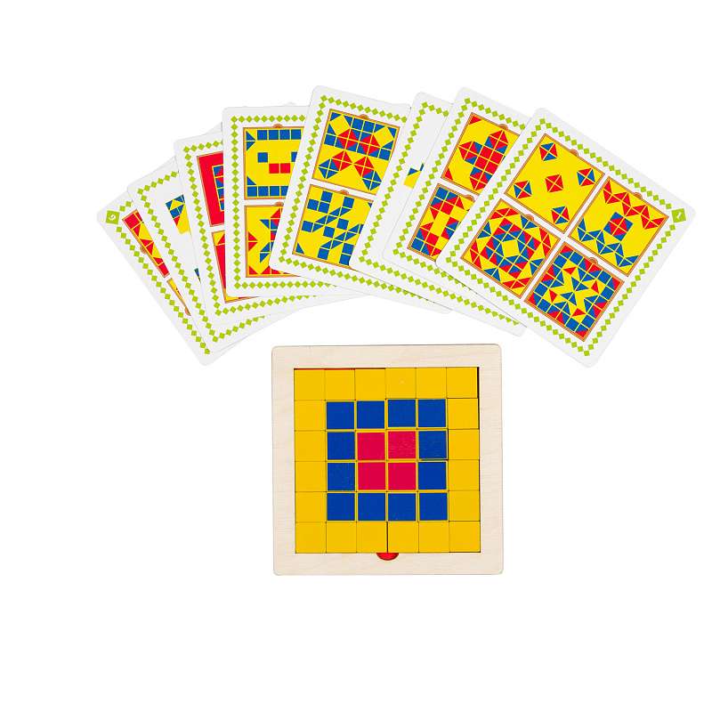 Развивающая игра из дерева Квадромино 