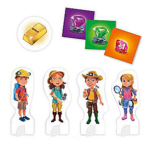 Board Game - Treasure Count. Mathematics in Two Counts