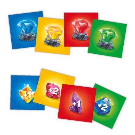 Board Game - Treasure Count. Mathematics in Two Counts