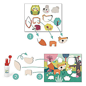 Набор для творчества - Первый коллаж