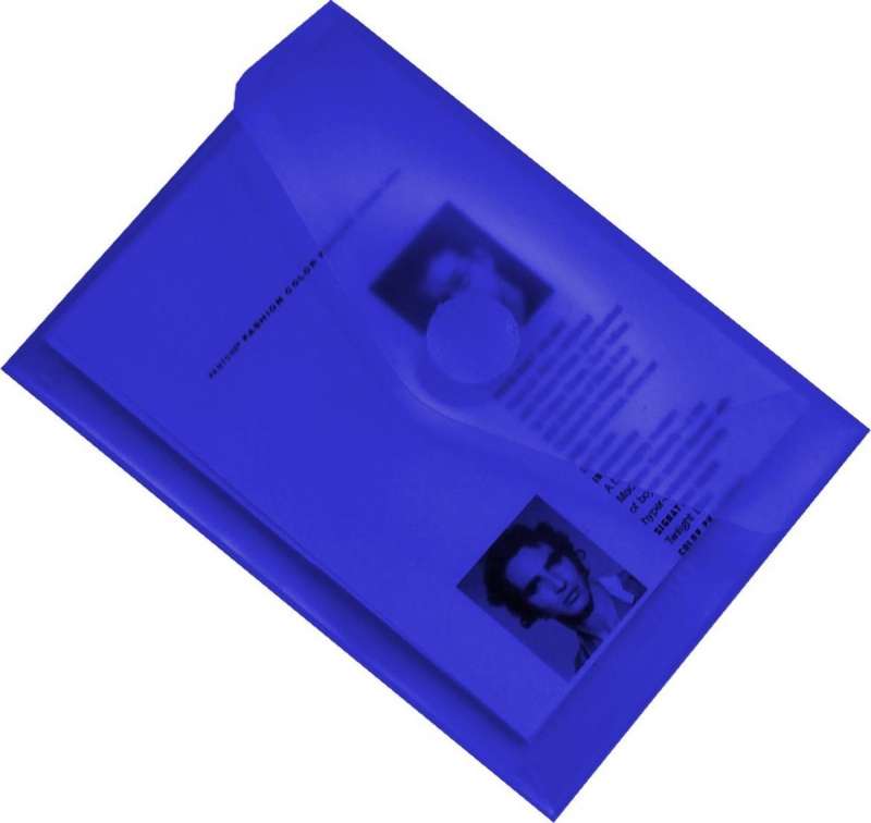 Envelope folder, A7, 85 * 120mm, blue