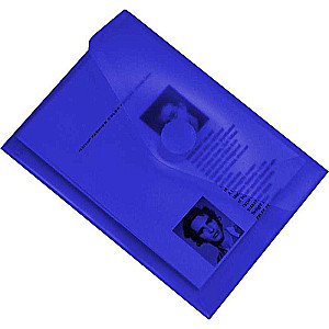 Envelope folder, A7, 85 * 120mm, blue