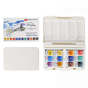 Watercolor Set Cityscape, 12 pcs x 2.5 ml